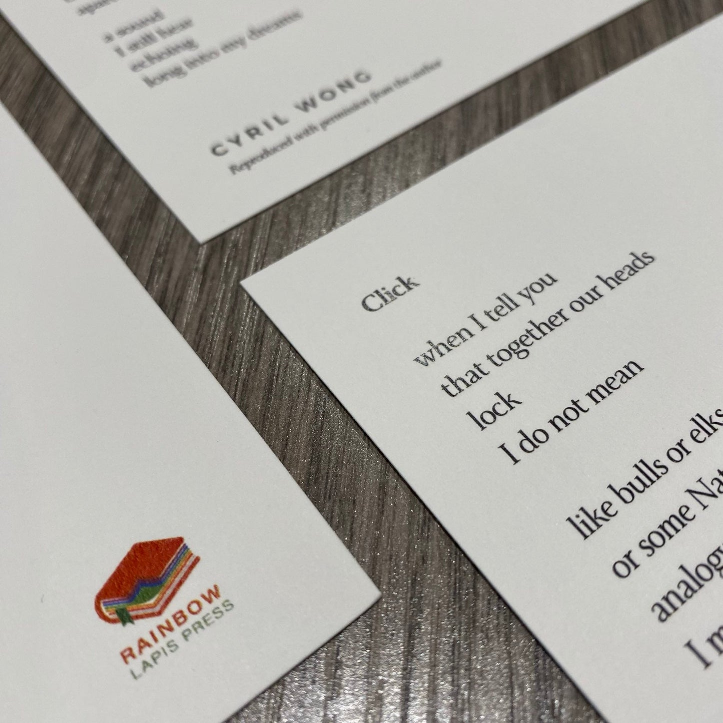Queer Poetry Postcards (A6 size)