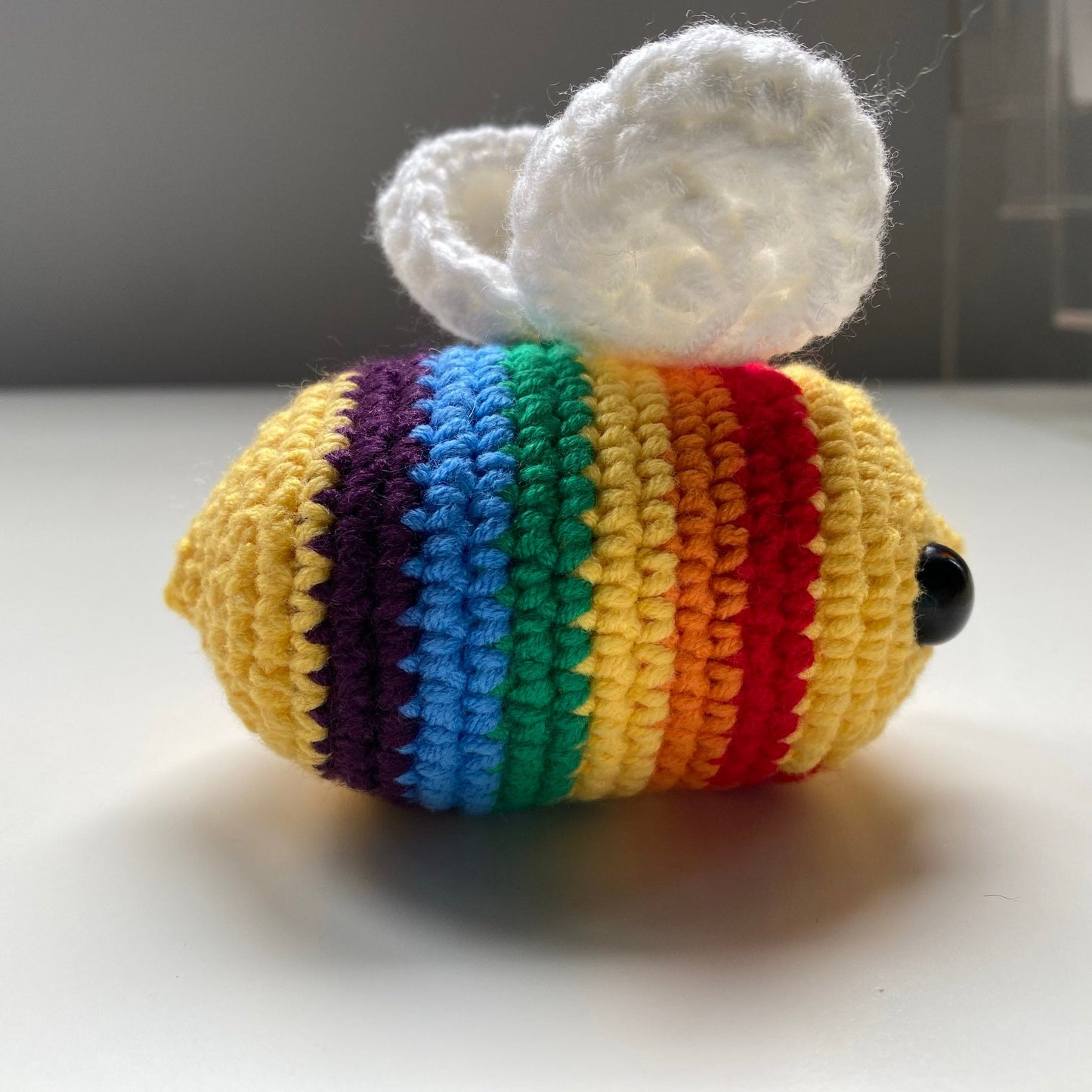 Crochet Pride Bees