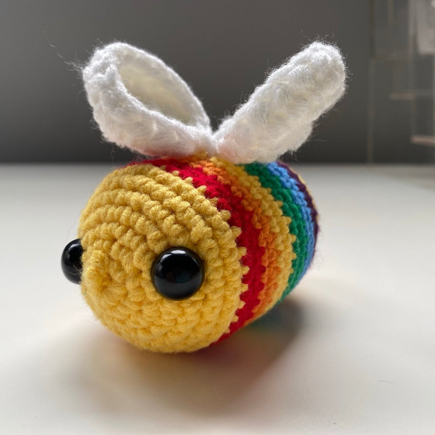 Crochet Pride Bees