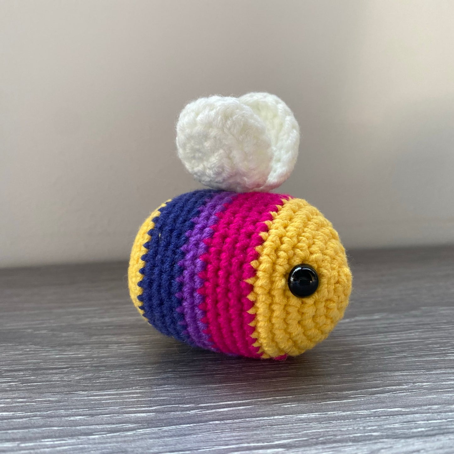 Crochet Pride Bees