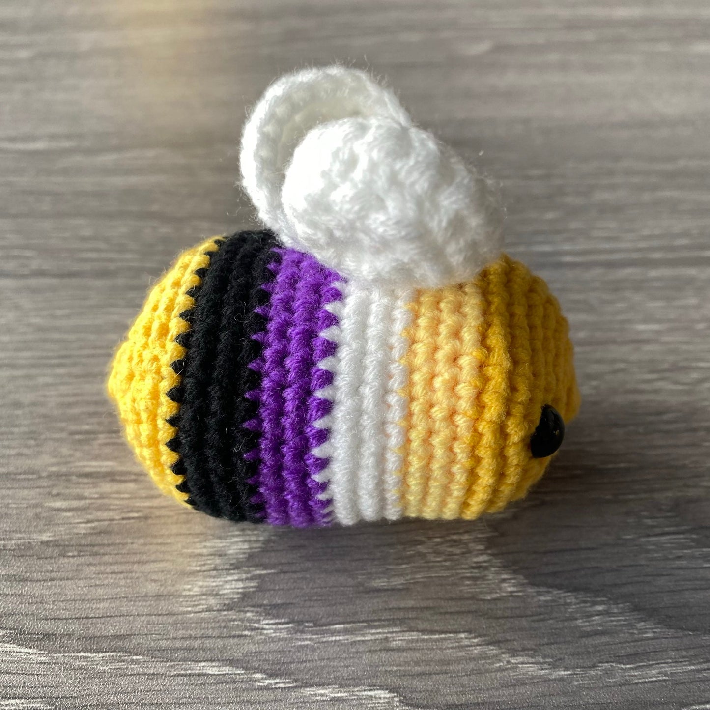 Crochet Pride Bees