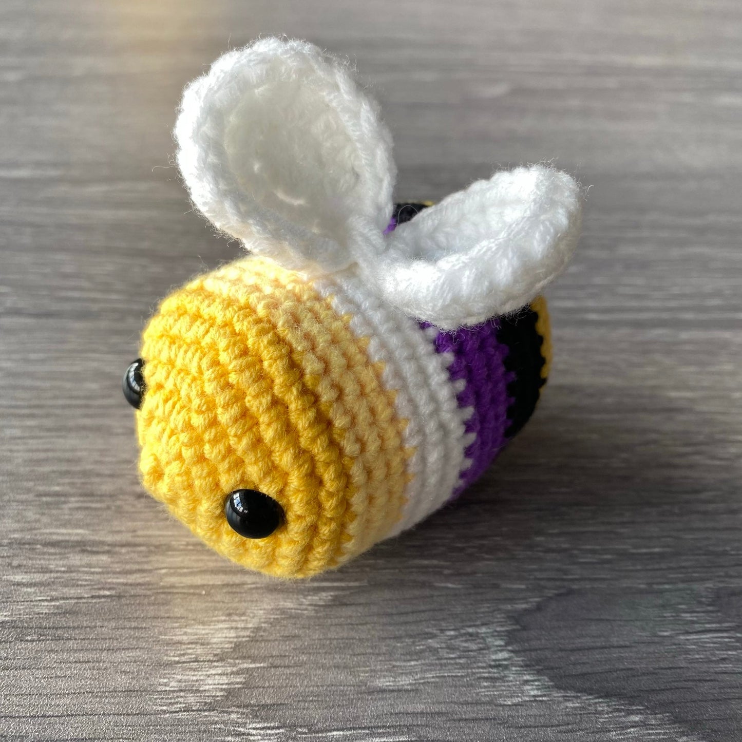 Crochet Pride Bees