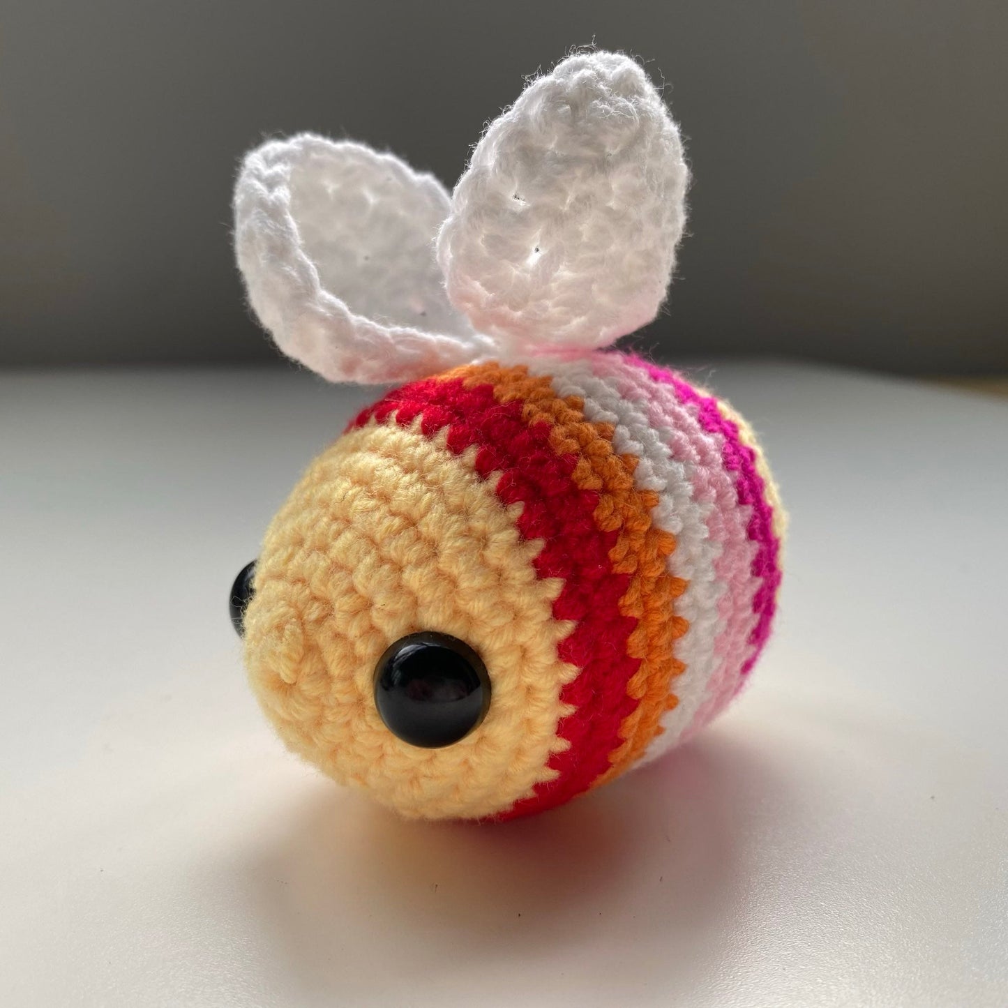 Crochet Pride Bees