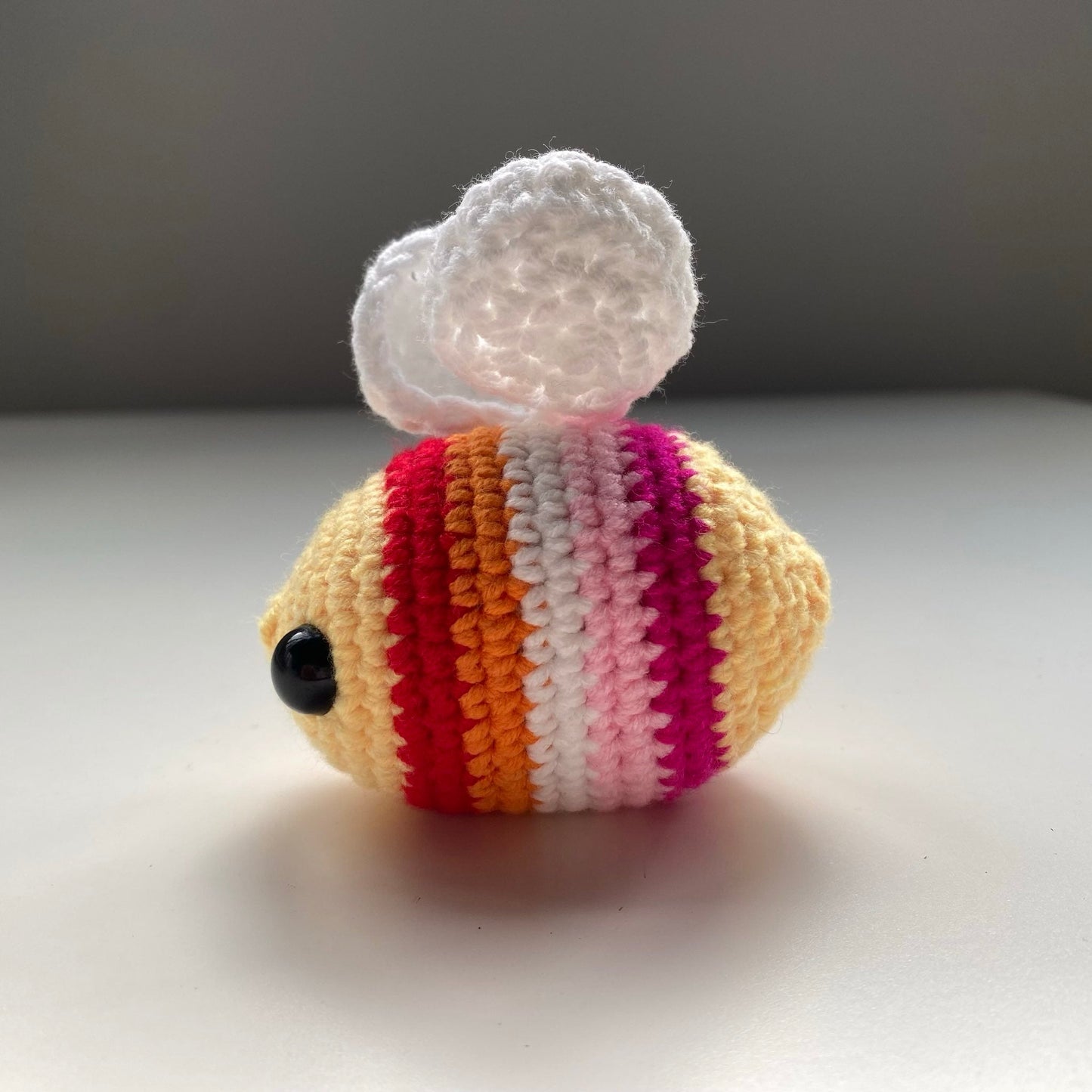 Crochet Pride Bees